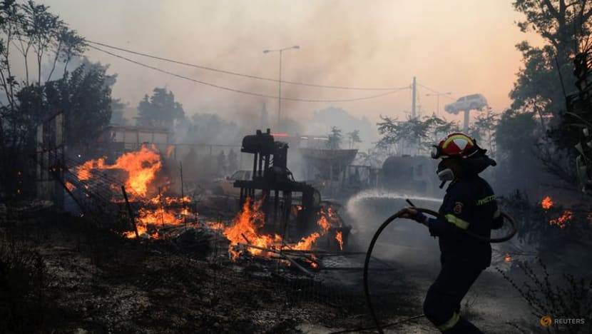 Greece tames wildfire near Athens, new blazes rage in 'tough' Mediterranean summer Greece tames wildfire near Athens, new blazes rage in 'tough' Mediterranean summer