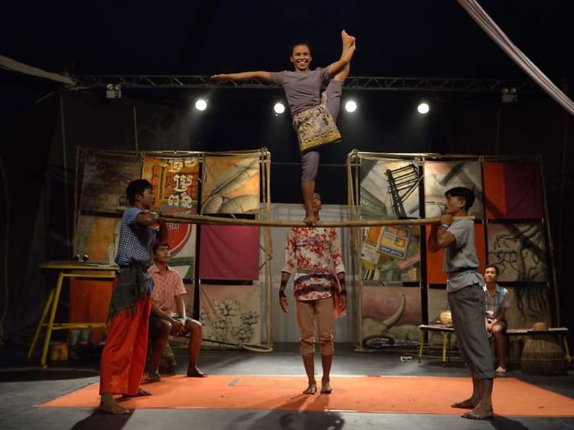 Watch a Cambodian circus when the Singapore Biennale kicks off this weekend
