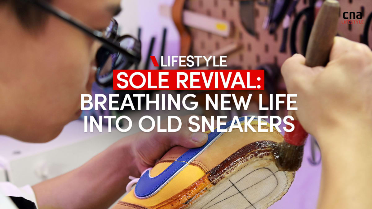 Sole revival How old sneakers get a unique and modern makeover CNA Lifestyle
