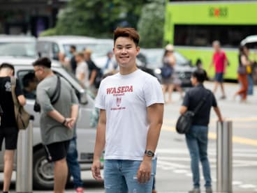 Gen Z Speaks writer Jeremy Tan Zheng Yi, 26, poses for a photo at Orchard Road, on Jan 22, 2024.