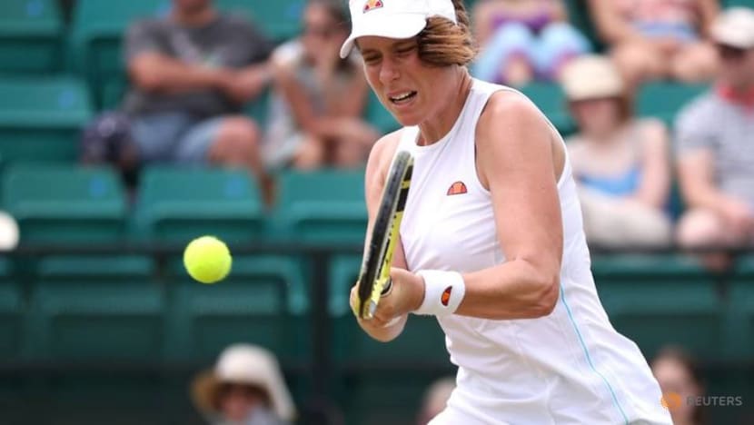 Tennis-Knee issue a long-term concern for Konta Tennis-Knee issue a long-term concern for Konta