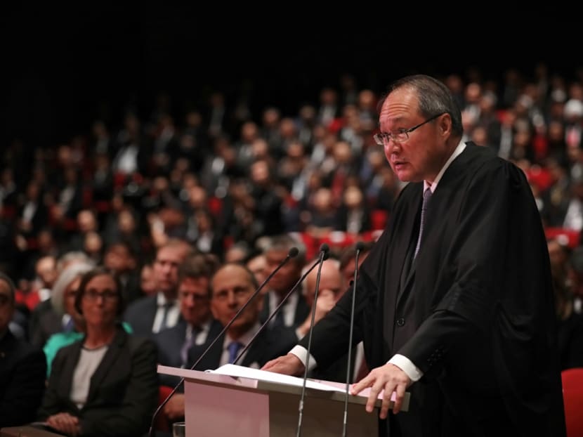 Attorney-General Lucien Wong speaking at the Opening of the Legal Year 2020 event on Jan 6. Attorney-General Lucien Wong speaking at the Opening of the Legal Year 2020 event on Jan 6.