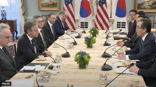 韩美外长会晤 商讨应对朝鲜挑衅合作方案