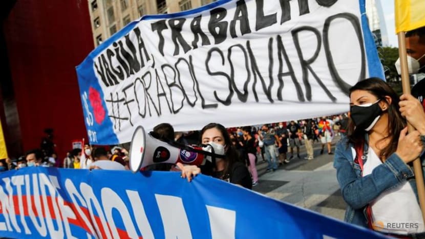 Brazilians demonstrate against Bolsonaro, slow COVID-19 vaccine roll-out Brazilians demonstrate against Bolsonaro, slow COVID-19 vaccine roll-out