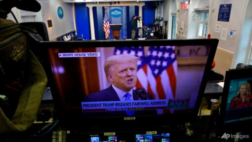 In farewell address, Trump urges prayers for next administration without mentioning Biden In farewell address, Trump urges prayers for next administration without mentioning Biden