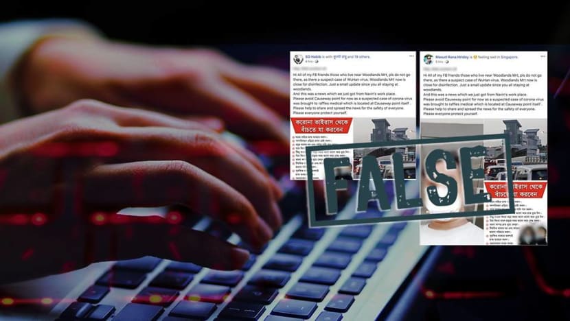 Wuhan virus: POFMA Office issues correction direction to Facebook over posts claiming Woodlands MRT closure Wuhan virus: POFMA Office issues correction direction to Facebook over posts claiming Woodlands MRT closure