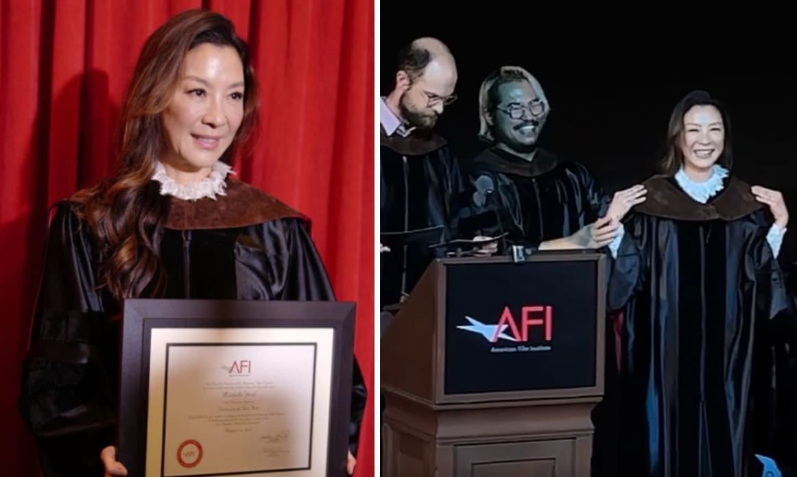 Michelle Yeoh, 60, Says Her Mum Can Finally Tell People Her Daughter Is A Doctor Now That The Actress Has An Honorary Doctorate 