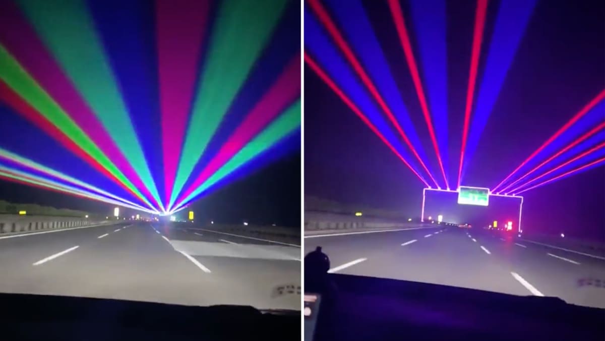 #trending: Whose bright idea? Netizens cast doubt on ‘anti-fatigue’ laser lights meant to keep drivers awake in China