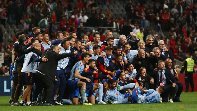 Spain stun Portugal 1-0 to clinch spot in Nations League finals Spain stun Portugal 1-0 to clinch spot in Nations League finals
