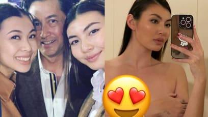 Michael Wong's Younger Daughter Posts Nip Slip Photo