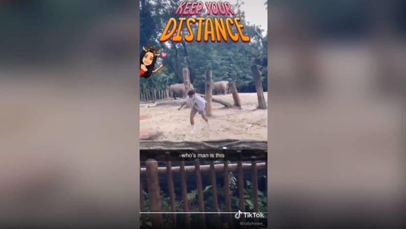 Police investigating case of man trespassing into Singapore Zoo's rhino enclosure Police investigating case of man trespassing into Singapore Zoo's rhino enclosure