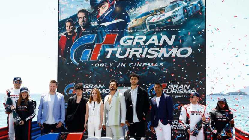 Orlando Bloom at Cannes for 'Gran Turismo' story of gamer-turned-racer