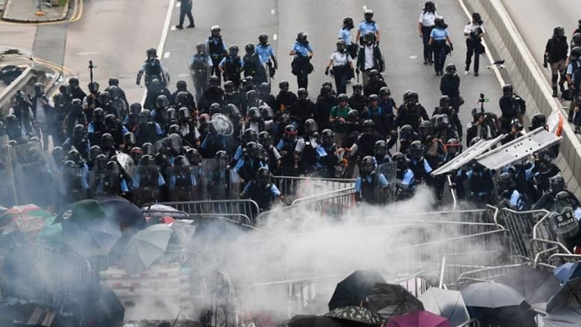 Hong Kong's expat police become focus of protester rage Hong Kong's expat police become focus of protester rage