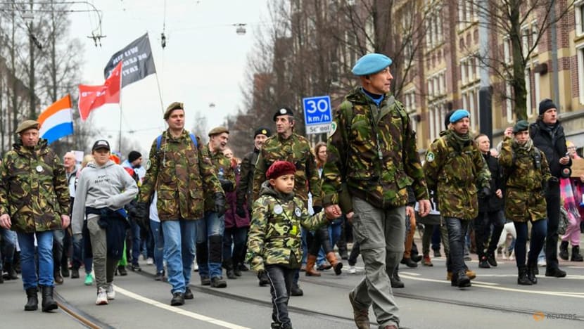Protest in Netherlands against COVID-19 measures Protest in Netherlands against COVID-19 measures