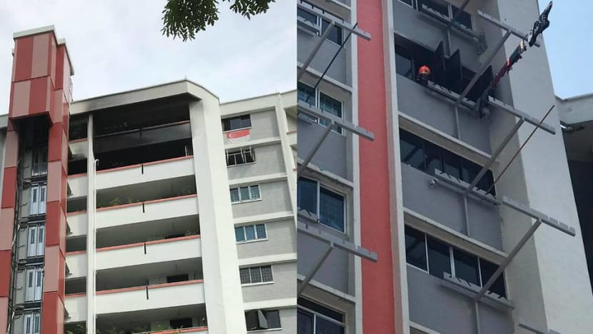 Elderly man taken to hospital after fire leaves Jurong East flat 'badly burnt' Elderly man taken to hospital after fire leaves Jurong East flat 'badly burnt'