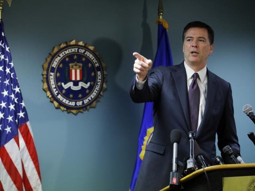 Former FBI director James Comey. Photo: Reuters
