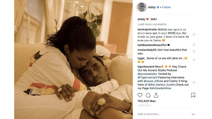 Diddy regrets not marrying Kim Porter