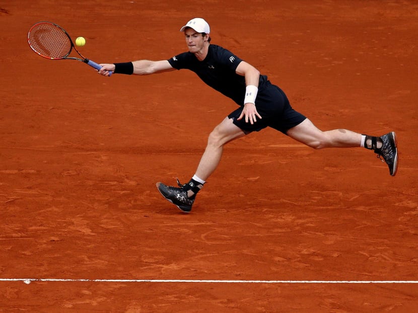 Tennis player Andy Murray, seen here at the Madrid Open, has split from his coach, Amelie Mauresmo. Photo: Reuters