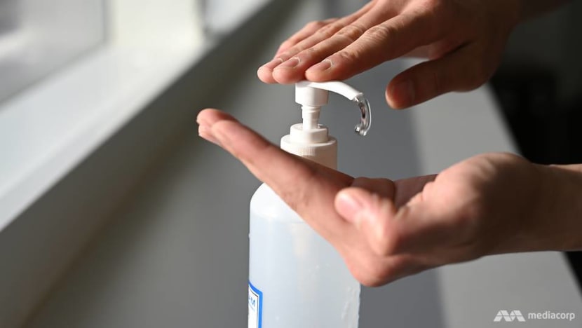 Man fined for pouring hand sanitiser provided in lift on the floor, tearing down posters Man fined for pouring hand sanitiser provided in lift on the floor, tearing down posters