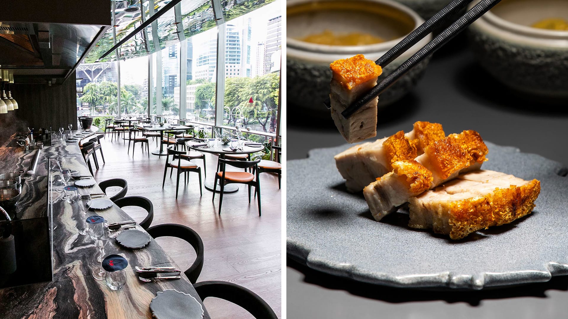A Modern Chinese New Year Feast With A View Of Orchard Road At V Dining A Modern Chinese New Year Feast With A View Of Orchard Road At V Dining