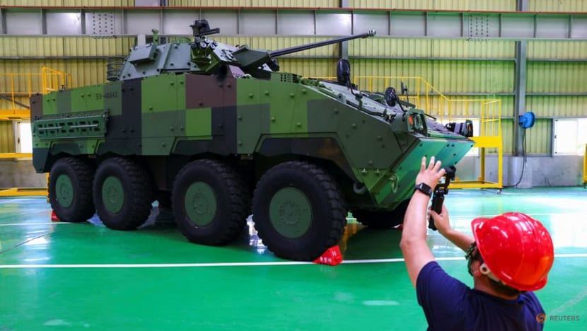 Taiwan shows off latest home-made armoured vehicle