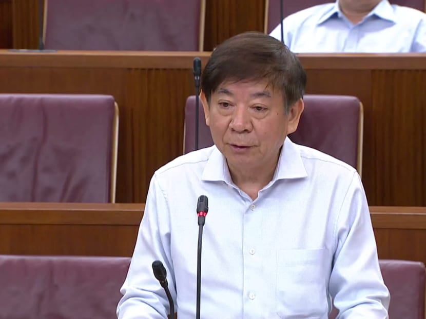 Transport Minister Khaw Boon Wan speaking in Parliament on Wednesday (March 8).