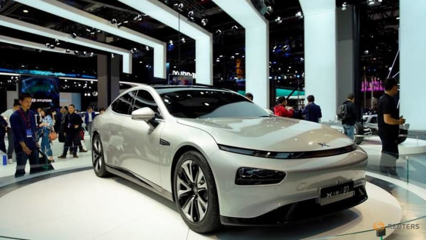 Chinese electric store car company xpeng