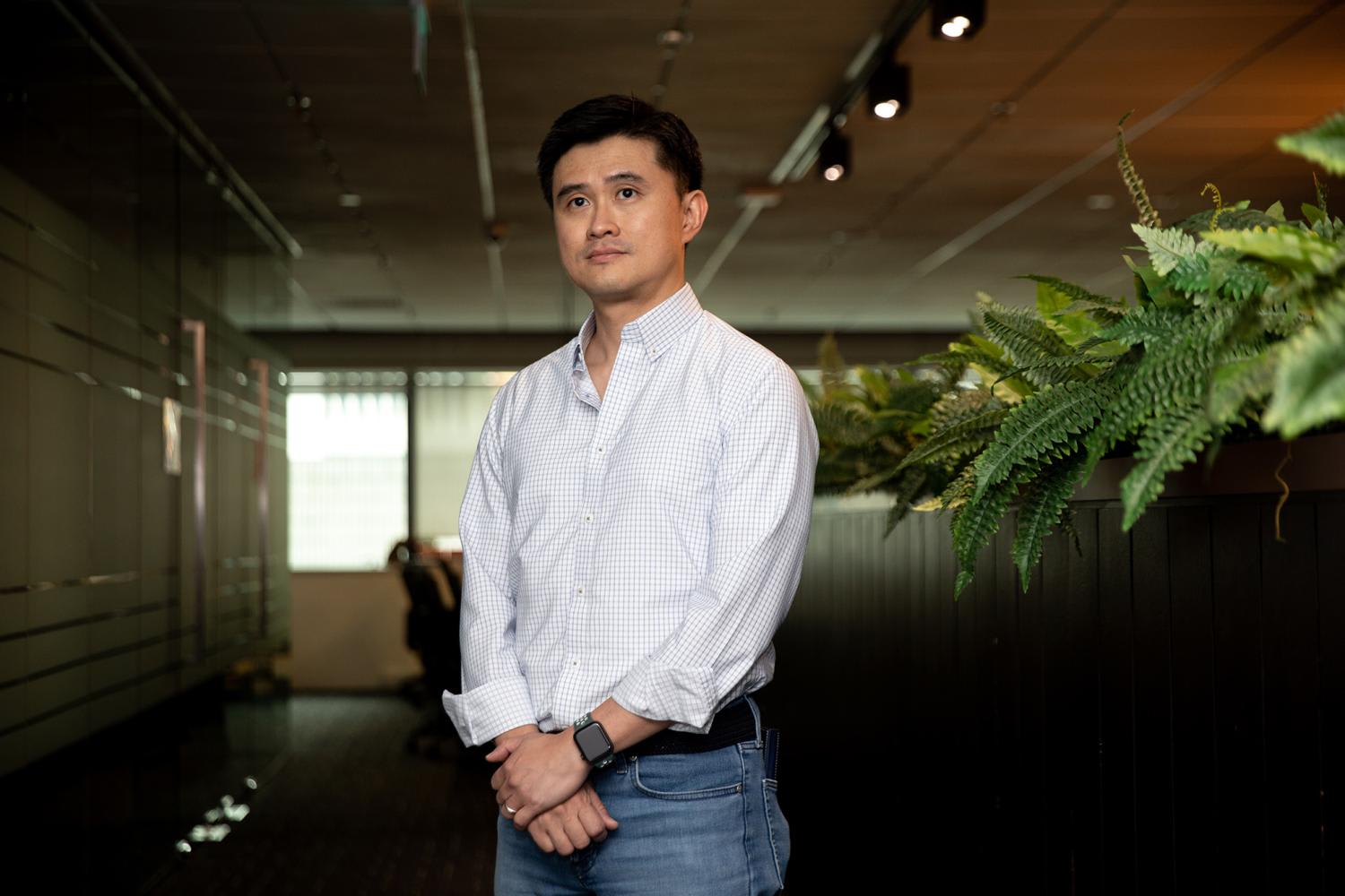 Mr Chuang Shin Wee, 44, is the founder and chief executive officer of home-grown startup Pand.ai, which builds artificial intelligence chatbots for businesses operating across Southeast Asia. Mr Chuang Shin Wee, 44, is the founder and chief executive officer of home-grown startup Pand.ai, which builds artificial intelligence chatbots for businesses operating across Southeast Asia.