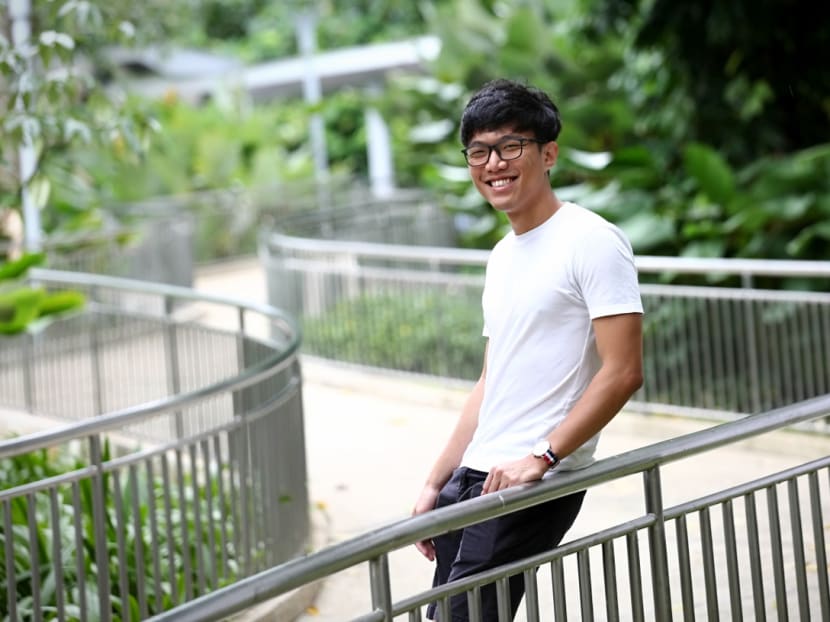 NUS computer science undergraduate Cai Deshun snagged a Silicon Valley internship when he was in year two. Photo: Nuria Ling/TODAY
