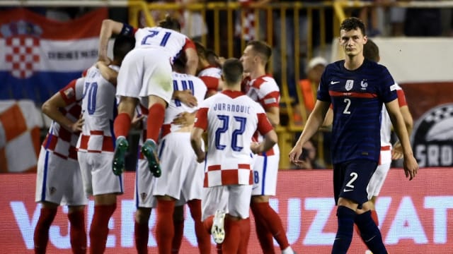 欧洲国家足球联赛：克罗地亚1比1踢和法国 