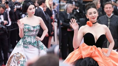Chinese Stars Fan Bingbing & Kitty Zhang Steal The Spotlight On Cannes Red Carpet