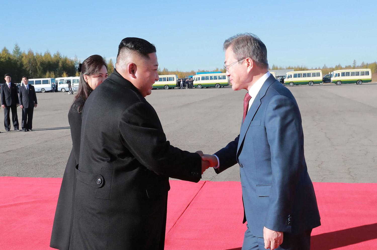 Mr Kim and Mr Moon held three summits in 2018 promised peace and reconciliation, but relations have deteriorated in recent years. Mr Kim and Mr Moon held three summits in 2018 promised peace and reconciliation, but relations have deteriorated in recent years.