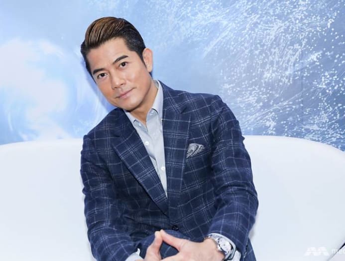 Heavenly king Aaron Kwok in Singapore for Lancome's Advanced Genifique...
