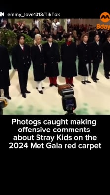 Totally uncalled for. 

To read the full story, click the link in our bio.

https://www.8days.sg/entertainment/asian/stray-kids-taunted-rude-racist-remarks-photographers-met-gala-2024-red-carpet-830201

🎥realstraykids/Instagram, emmy_love1313/TikTok, Tommy Hilfigert/X