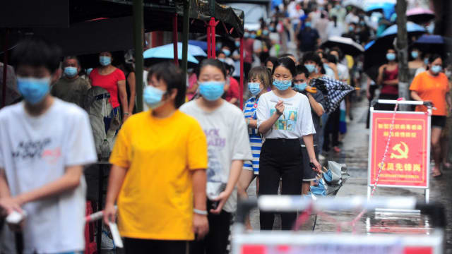 中国新增3570起冠病病例 约八成无症状