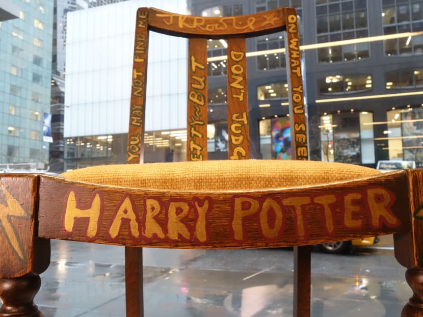 Chair JK Rowling used to write Harry Potter books to sell at auction Chair JK Rowling used to write Harry Potter books to sell at auction
