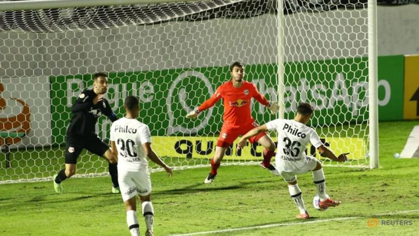 Soccer-Santos score in stoppage time to deny Bragantino win in Brazil Soccer-Santos score in stoppage time to deny Bragantino win in Brazil