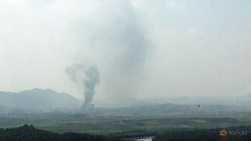 North Korea blows up liaison office with South in Kaesong North Korea blows up liaison office with South in Kaesong