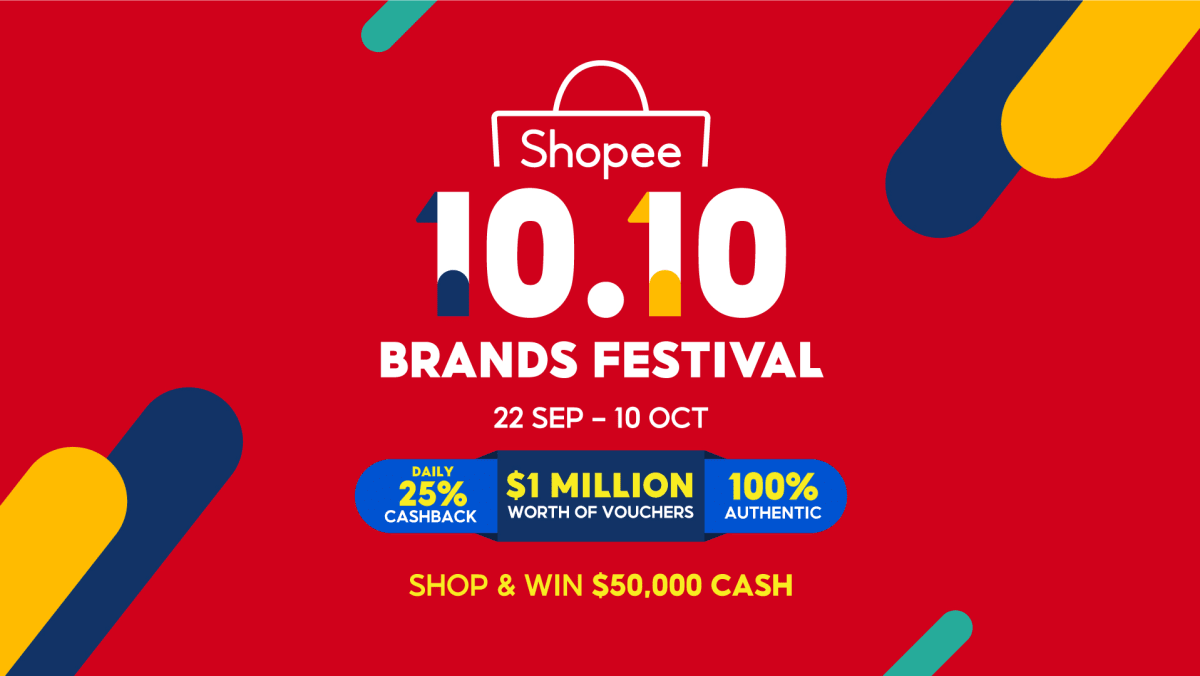 This #1010BrandsFestival , shop on Shopee Mall for 100% authentic brands or  you'll get 2x your money back!