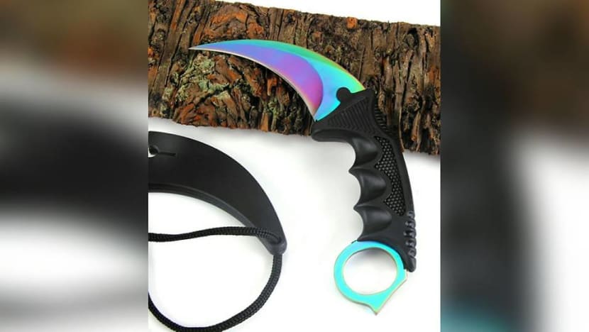 Police question shop staff over sale of karambit knife