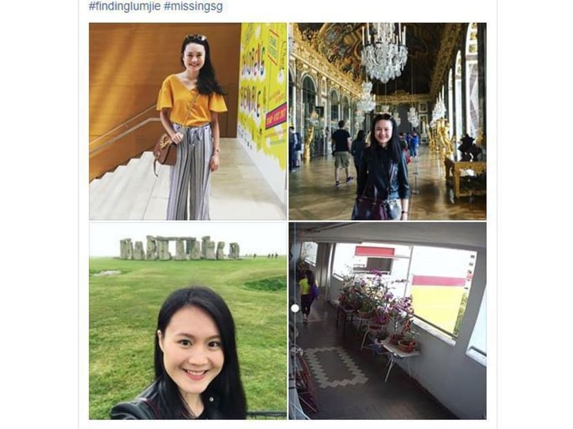 According to several posts on Facebook, Ms Lum Jie is one of the missing Singaporean trekkers in Kulai, Johor. Photo: Facebook