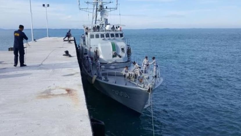 M'sia kerah kapal perang pertama ke pangkalan maritim baru dekat Pedra Branca