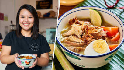 Yummy Soto Ayam, Salted Egg Yam Cake & Gula Melaka Latte At Little India Café