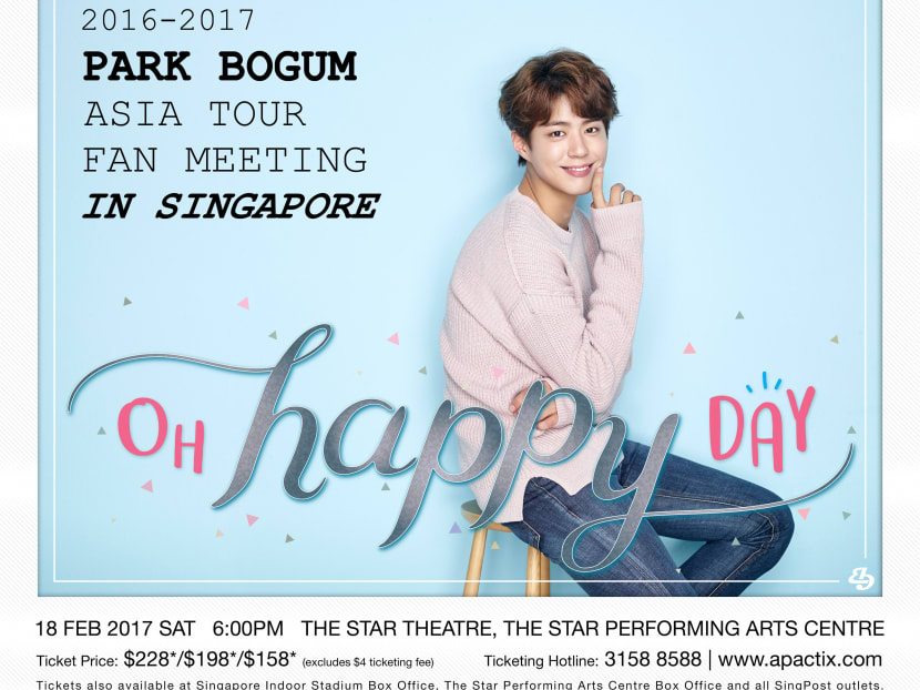 Have anything planned for February? Why not spent an evening with Korean Star Park Bo Gum at The Star Theatre on Feb 18. Photo: UnUsUaL Entertainment Private Limited
