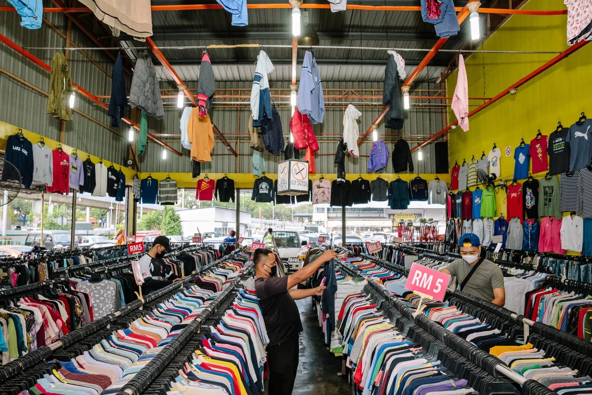 Sora Bundle in Kuala Lumpur, Malaysia, is one of many secondhand stores in the country.
