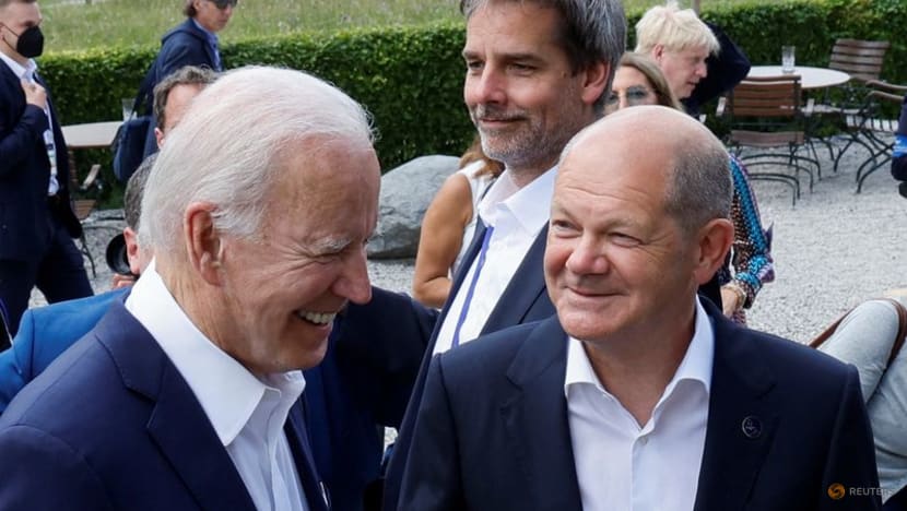 'Kindred spirits' Biden, Scholz work to heal US-German ties