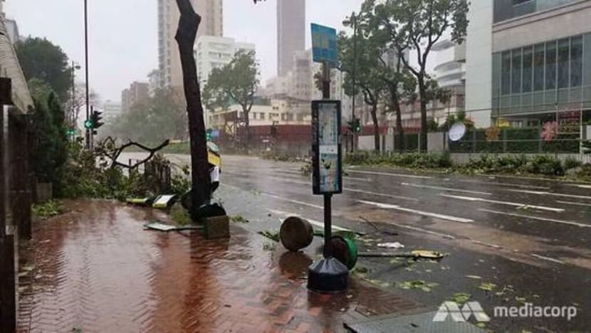Lebih 100 orang di Hong Kong cedera akibat taufan Mangkhut