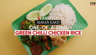 Makan Kakis: Green chilli chicken rice at Sims Vista Food Centre | CNA Lifestyle