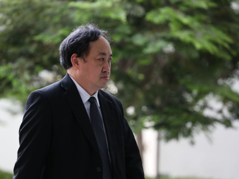 Lim Tean arriving at the State Courts on May 12, 2022. Lim Tean arriving at the State Courts on May 12, 2022.