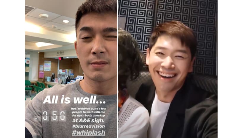 Elvin Ng, Romeo Tan involved in car accident in Taipei